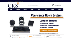 Desktop Screenshot of conferenceroomsystems.com