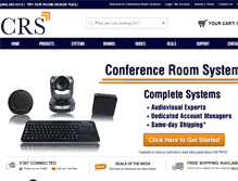 Tablet Screenshot of conferenceroomsystems.com